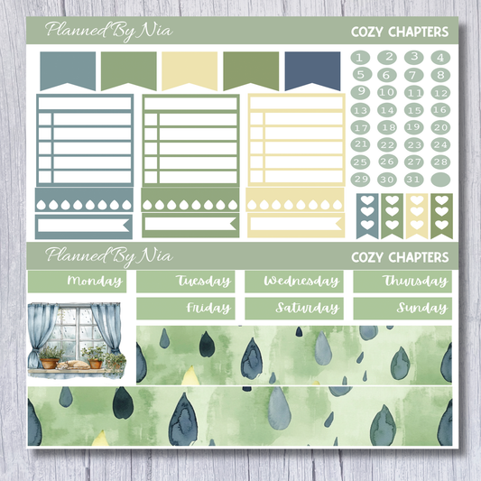 Cozy Chapters Mini Weekly Sticker Kit